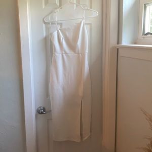 White midi dress!